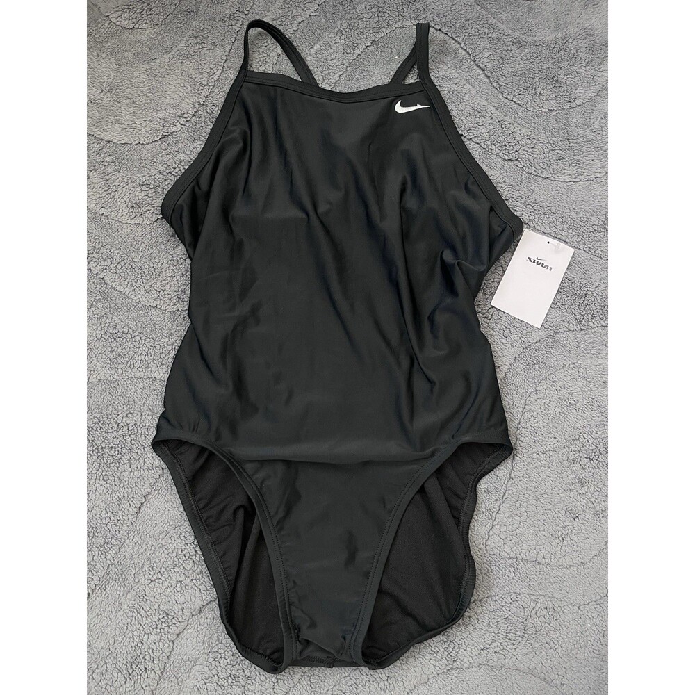 New Women’s Nike One Piece Swimsuit Black Size 36/WMS 10
